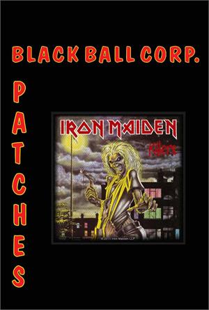 Iron Maiden 'Killers’ - 4 x 4 in. Woven Patch IMAGE
