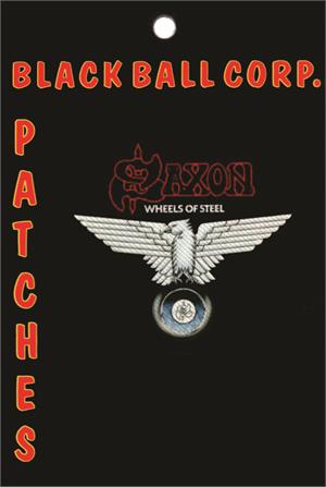 Saxon 'Wheels Of Steel' Patch Image
