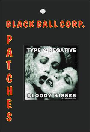 Type O Negative - Bloody Kisses 4" x 4" Printed Woven Patch Image