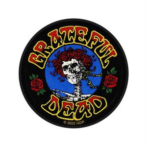 Grateful Dead Vintage Bertha Seal Round Woven Patch Image