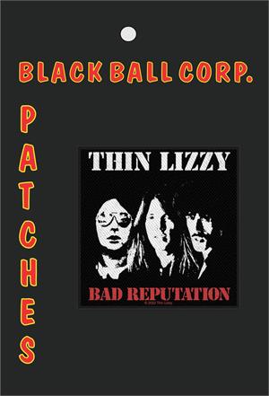 Thin Lizzy - Bad Reputation 4" x 4" Printed Woven Patch Image