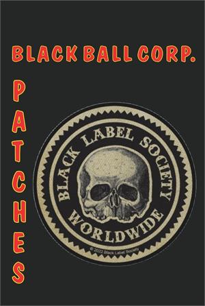 Black Label Society - Worldwide - 3.75 in. Round Printed Woven Patch Image