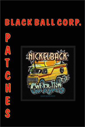 Nickelback Get Rollin' Woven Patch Nickelback Get Rollin' Woven Patch Carded Image