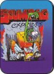 SCUMBAG EXPRESS LARGE STICKER - 2 1/2" X 3 3/4"