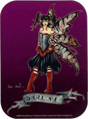 Dare Me - Amy Brown - Mini Sticker Image