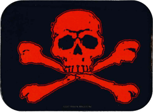 Skull & Crossbones - Mini Sticker Image