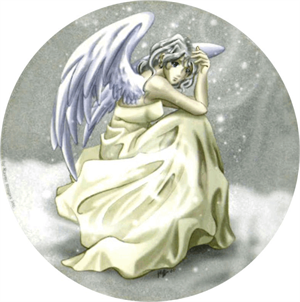 Snow Fairy - Round Sticker Image