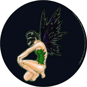 Nedda Shishegar - Torn Fairy - Round Sticker Image