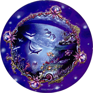 Underseas - Mike Dubois - Round Sticker Image
