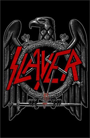 Slayer Black Eagle Textile/Fabric Poster Slayer Black Eagle Textile/Fabric Poster Image
