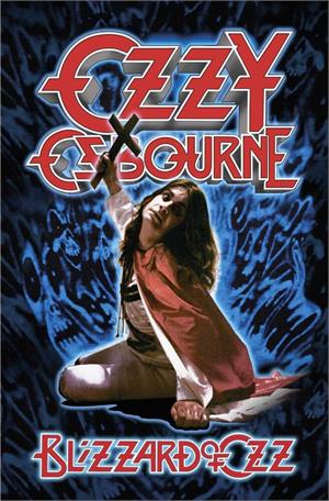 Ozzy Osbourne Blizzard of Oz Fabric Poster Image