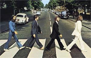 Abbey Road Textile/Fabric Poster Image