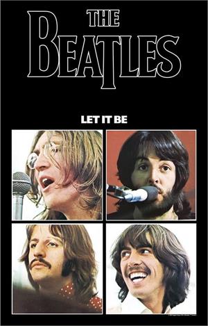Beatles - Let it Be Textile/Fabric Poster Image