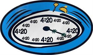 4:20 - Large - 4.5" x 6" - Sticker Image