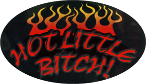 Hot Little Bitch - Large - 4.5" x 6" - Sticker Image