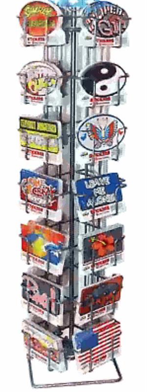 Large Sticker Display - 12 each of 28 Styles Image