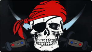 Pirate - Large - 4.5" x 6" - Sticker Image