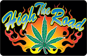 The High Road - Large - 6" x 4.5" - Rectangle Sticker Image