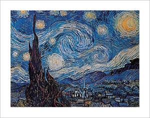 Van Gogh - Starry Night Poster 22 x 28" Image