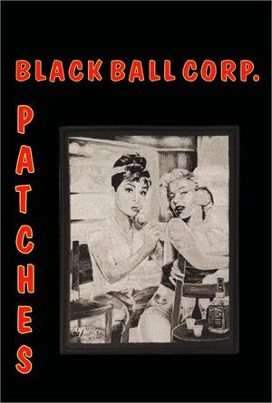 Marilyn & Audrey by James Danger Harvey - Woven Patch - 4"x5"-image