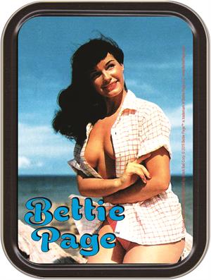 BETTIE PAGE BEACH  LARGE STASH TIN
