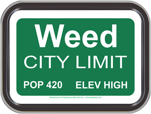 Weed City Limit - Large Stash Tin Weed City Limit - Large Stash Tin image