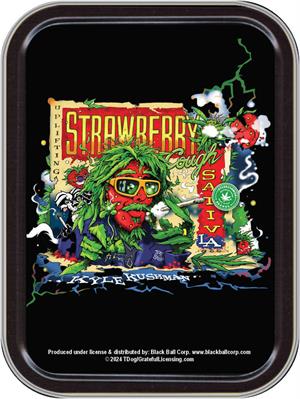Strawberry Kush by TDog - Large Stash Tin Image