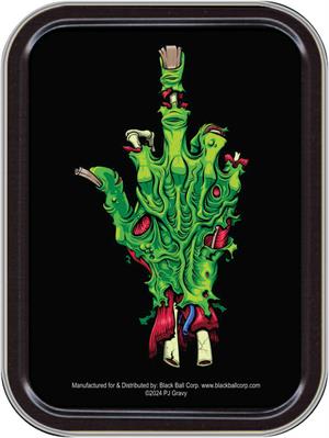 Zombie Middle Finger - Large Stash Tin Image