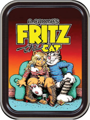 R. Crumb - Fritz The Cat Large Stash Tin R. Crumb - Fritz The Cat Large Stash Tin Image