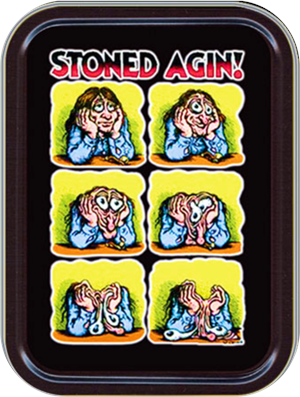 Stoned Agin - R. Crumb - Large Stash Tin Image