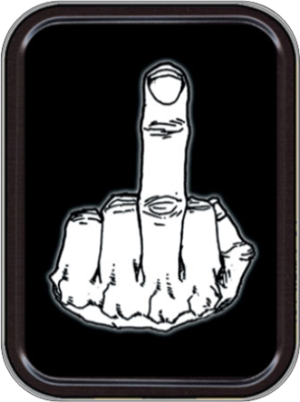 The Finger Large Stash Tin Image