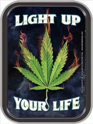 LIGHT UP YOUR LIFE LARGE STASH TIN