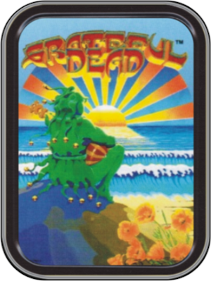 Grateful Dead - Sunset Jester - Large Stash Tin Image