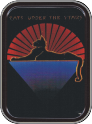 Cats Under The Stars - Large Stash Tin Image