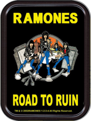 Ramones Road To Ruin Large Stash Tin Image