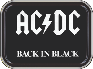 AC/DC Back in Black Large Stash Tin Image