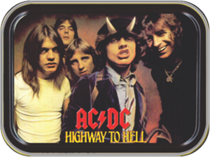 AC/DC Highway To Hell Large Stash Tin Image