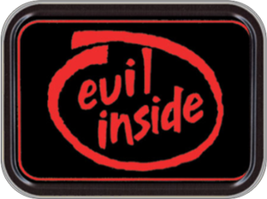 Evil Inside Large Stash Tin Image