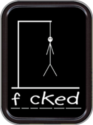 F*cked Large Stash Tin Image