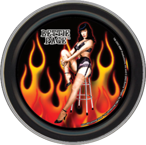 Bettie Page - Hot Bettie Round Stash Tin Image