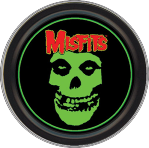 Misfits Classic Fiend Skull Round Stash Tin Image