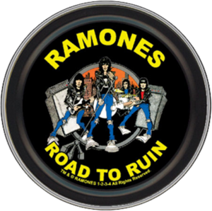 Ramones Road To Ruin Round Stash Tin Image