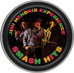 Jimi Hendrix Smash Hits Round Stash Tin Image