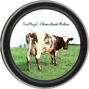 Pink Floyd Atom Heart Mother Round Stash Tin Image