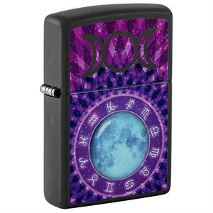 Glowing Zodiac Design Blacklight Zippo Lighter Image