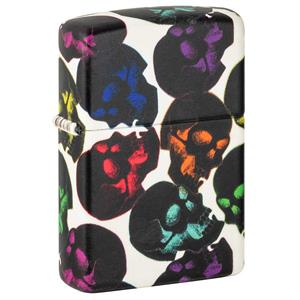 Skulls Glow in the Dark Design Zippo Lighter Image