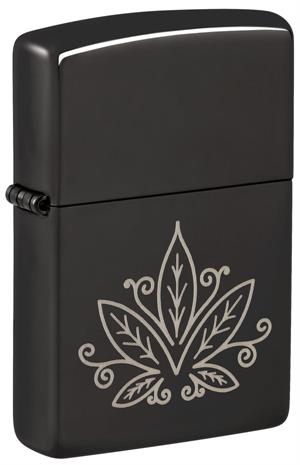 Cannabis Laser Engraved Zippo Lighter image