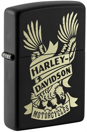 Harley-Davidson Black Matte Zippo Lighter Harley-Davidson Black Matte Zippo Lighter image