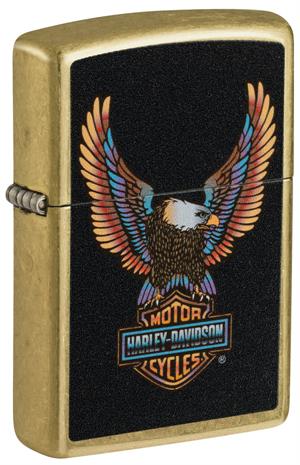 Harley-Davidson Street Brass Zippo Lighter image