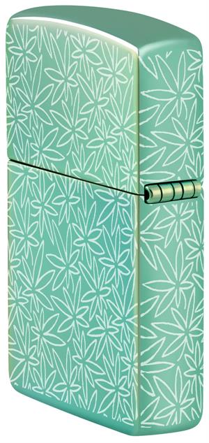 Atomic Cannabis High Polish Green 360 Design Zippo Lighter Atomic Cannabis High Polish Green 360 Design Zippo Lighter image